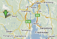 Notodden map